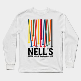 Nell's Defunct Nightclub 70s NYC American Psycho Fan Art Long Sleeve T-Shirt